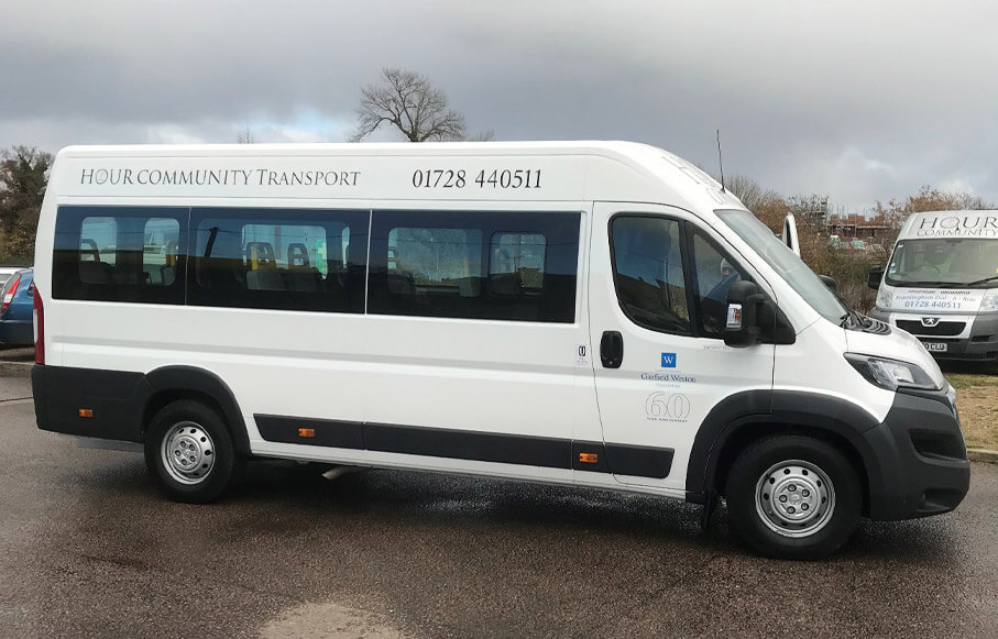 Hour Community mini bus